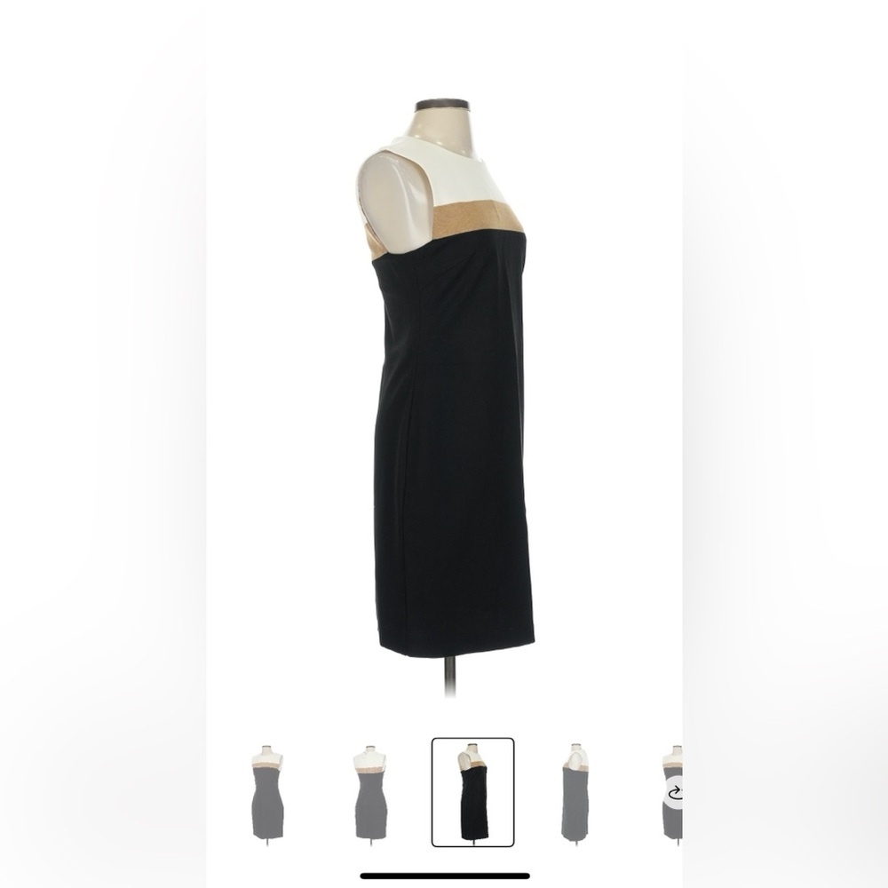 Trina Turk Black and Tan Dress size 2 - Picture 3 of 9